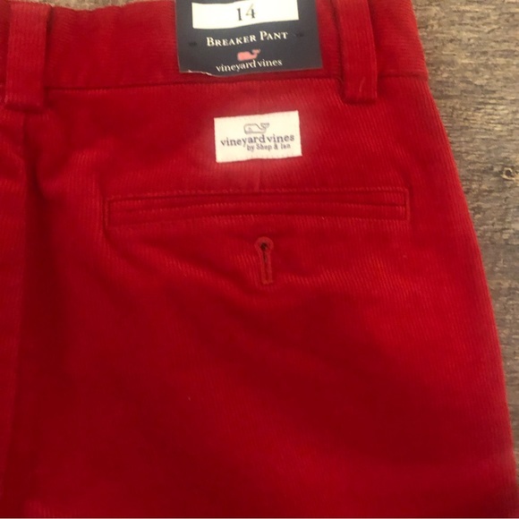 Girls Vineyard Vines red corduroy pants NWT just in time for Valentine’s Day - Picture 12 of 13